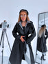 Trench coat "EUPHORIA NA73" - BLACK